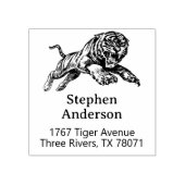 Mighty Tiger Return Address Stamp Gummistempel (Prägung)