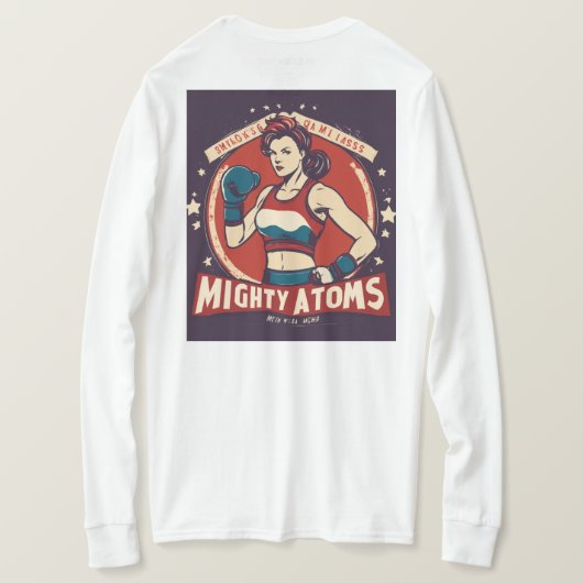 "Mighty Warrior Girl" T-Shirt (Design Rückseite)