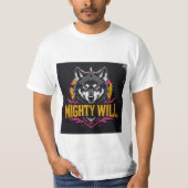 Mighty Will - Wolf T-Shirt (Vorderseite)