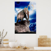 Mighty Wooly Mammoth Poster (Küche)