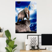 Mighty Wooly Mammoth Poster (Heimbüro)