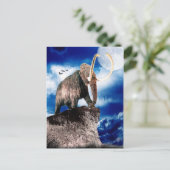 Mighty Wooly Mammoth Postkarte (Stehend Vorderseite)