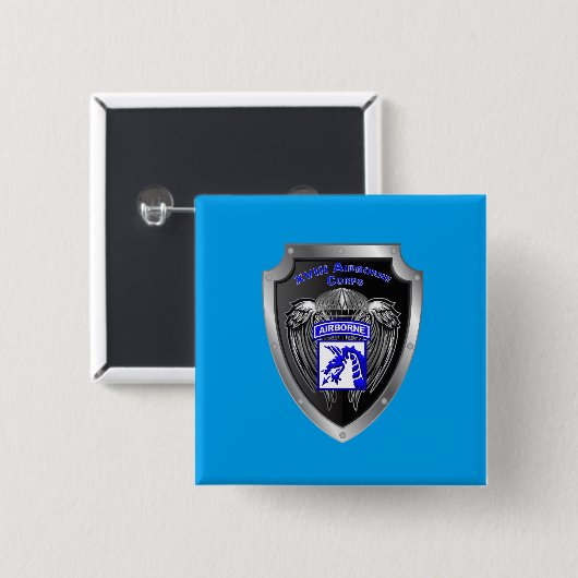 Mighty XVIII Im Flugzeug Corps Button (Vorne & Hinten)