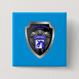 Mighty XVIII Im Flugzeug Corps Button