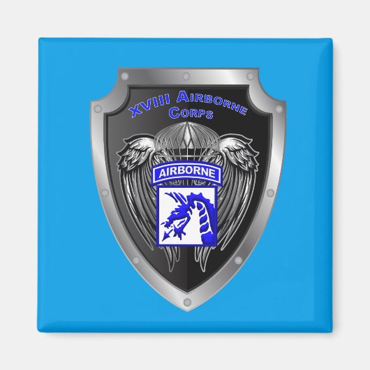 Mighty XVIII Im Flugzeug Corps Magnet (Vorne)