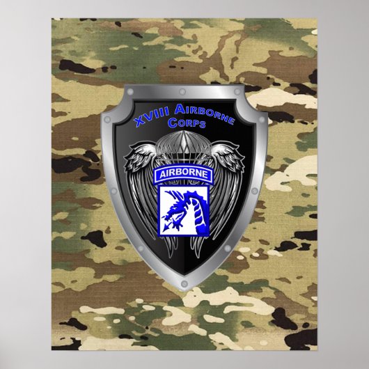 Mighty XVIII Im Flugzeug Corps Poster (Vorne)