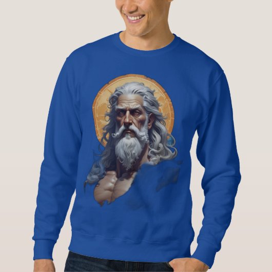Mighty Zeus - Gott des Donners Sweatshirt (Vorderseite)