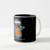 Mightychondria Zellulare Biologie Lehrerin Zweifarbige Tasse (VorderseiteRechts)