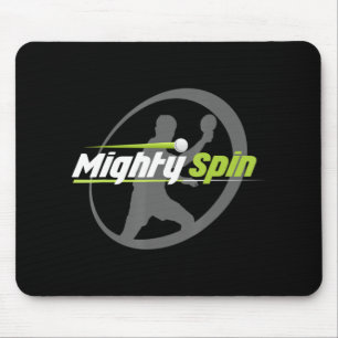 MightySpin Ping Pong T-Shirt Tischtennis Cool Mousepad