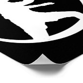 MightySpin Ping Pong T-Shirt Tischtennis Komfort Poster (Ecke)