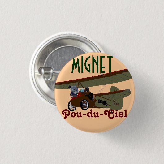 Mignet Pou-DU-Ciel KRS Button (Vorne & Hinten)