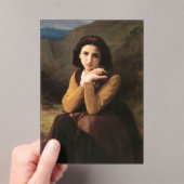 Mignon Innocence Adoleszenz Girl, Bouguereau Acryleinladungen (Insitu (Handheld))
