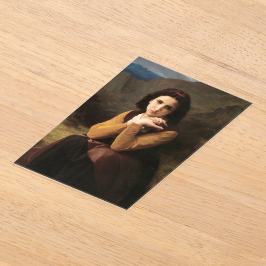 Mignon Innocence Adoleszenz Girl, Bouguereau Acryleinladungen (Ablage )