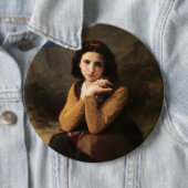Mignon Innocence Adoleszenz Girl, Bouguereau Button (Beispiel)