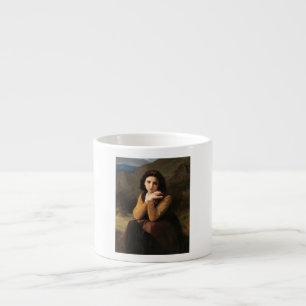 Mignon Innocence Adoleszenz Girl, Bouguereau Espressotasse