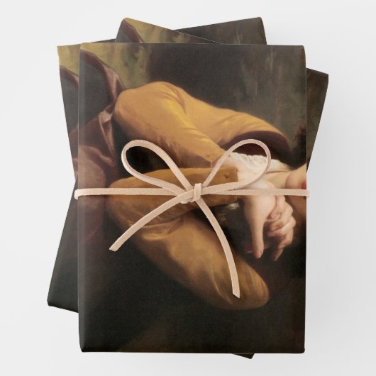 Mignon Innocence Adoleszenz Girl, Bouguereau Geschenkpapier Set (Beispiel)
