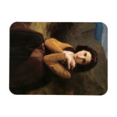 Mignon Innocence Adoleszenz Girl, Bouguereau Magnet (Horizontal)