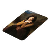 Mignon Innocence Adoleszenz Girl, Bouguereau Magnet (Linke Seite)