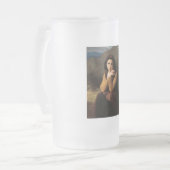 Mignon Innocence Adoleszenz Girl, Bouguereau Mattglas Bierglas (Vorderseite Links)