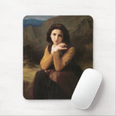 Mignon Innocence Adoleszenz Girl, Bouguereau Mousepad (Mit Mouse)