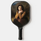 Mignon Innocence Adoleszenz Girl, Bouguereau Pickleball Schläger (Rückseite)