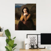 Mignon Innocence Adoleszenz Girl, Bouguereau Poster (Heimbüro)