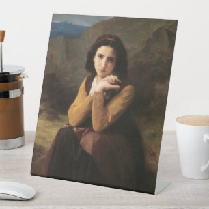 Mignon Innocence Adoleszenz Girl, Bouguereau Sockelschild