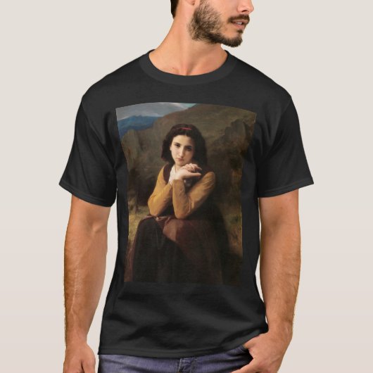Mignon Innocence Adoleszenz Girl, Bouguereau T-Shirt (Vorderseite)