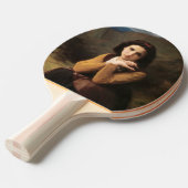 Mignon Innocence Adoleszenz Girl, Bouguereau Tischtennis Schläger (Vorderseite)