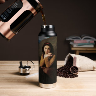 Mignon Innocence Adoleszenz Girl, Bouguereau Trinkflasche