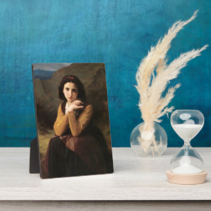 Mignon Unschuld eines jungen Mädchens, Bouguereau Fotoplatte