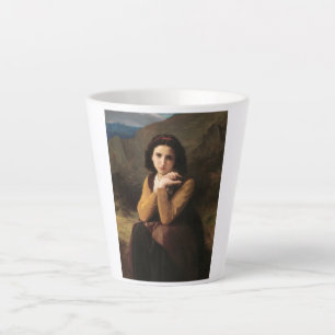 Mignon Unschuld eines jungen Mädchens, Bouguereau Milchtasse