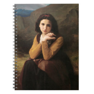 Mignon Unschuld eines jungen Mädchens, Bouguereau Notizblock