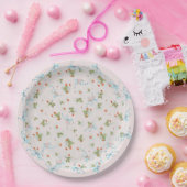 Mignonette Strawberries French Blue Large Plate Pappteller (Party)