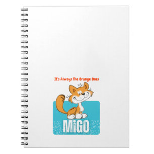 Migo die orange Katze - Es ist immer die Orange Notizblock