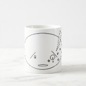 Migräne-Angriffskrümmer im Schmerzdesign Kaffeetasse (Mittel)