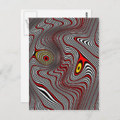 Migräne-Aura-optische Täuschung Postkarte (Vorne/Hinten)