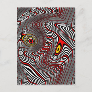 Migräne-Aura-optische Täuschung Postkarte