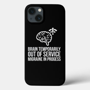 Migräne Awareness Print Brain Temporaril Out of Case-Mate iPhone Hülle