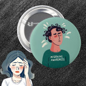 Migräne Bewusstsein Migräne neurologische Störunge Button