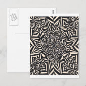 Migräne-Entwurf Postkarte (Vorne/Hinten)