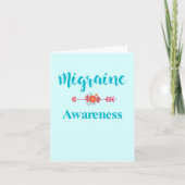 Migräne Kopfschmerzen Bewusstsein Karte (Vorderseite)