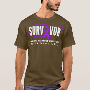 Migräne Kopfschmerzen Survivor - Migräne Kopfschme T-Shirt