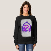 Migräne Monat 2022 Regenbogen im Juni Wir W Sweatshirt (Vorne ganz)