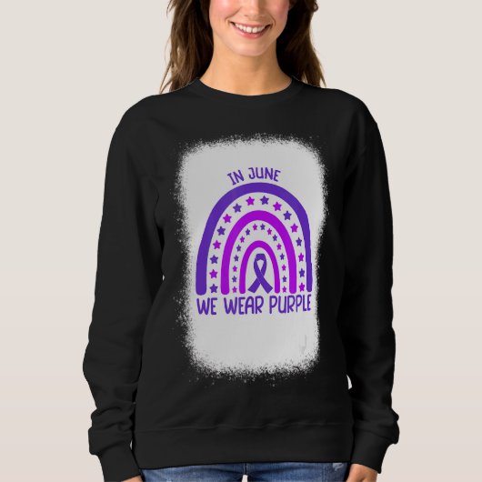 Migräne Monat 2022 Regenbogen im Juni Wir W Sweatshirt (Vorderseite)