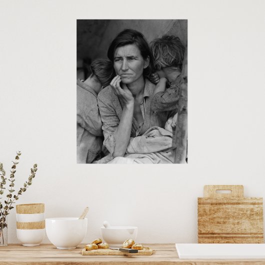 Migrant Mutter Poster (Küche)