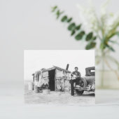 Migrant Zuhause 1937. Postkarte (Stehend Vorderseite)