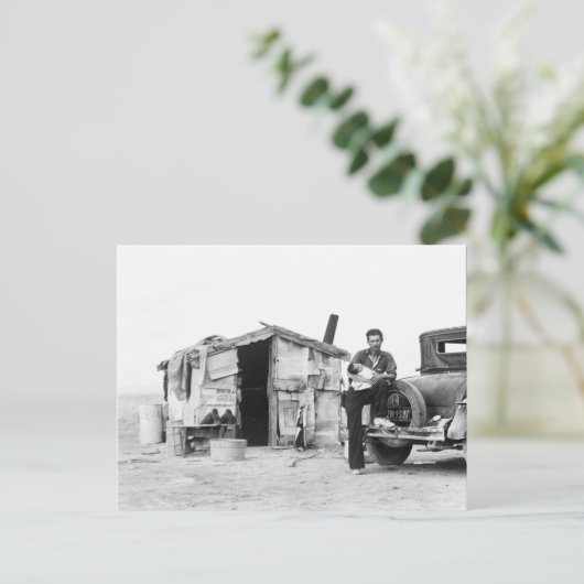 Migrant Zuhause 1937. Postkarte (Stehend Vorderseite)