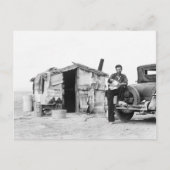 Migrant Zuhause 1937. Postkarte (Vorderseite)