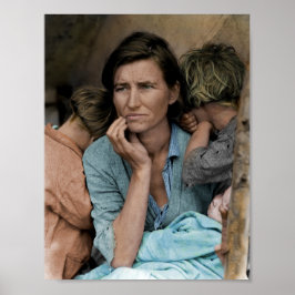 Migrantenmutter von Dorothea Lange 1936 Poster